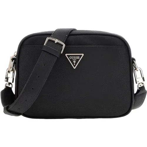 Schwarze Damen Schultertasche,Cross Body Bags,Meridian Kameratasche Clutch Tasche - Guess - Modalova