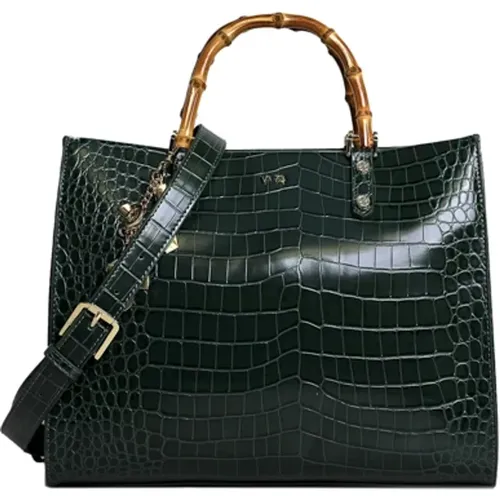 Bamboo Handle Bag , female, Sizes: ONE SIZE - V73 - Modalova