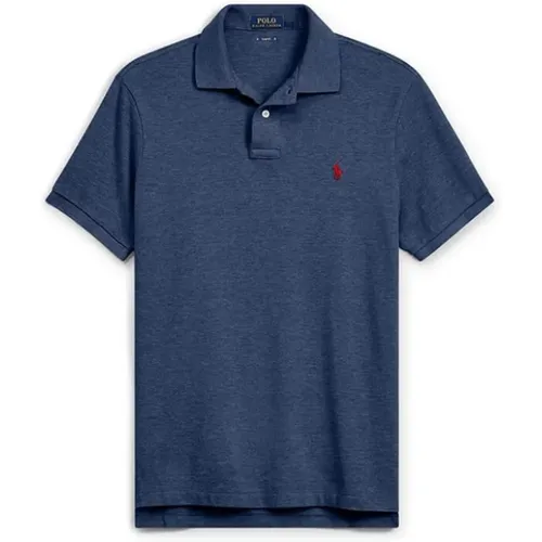 Kurzarm Poloshirt bequemer Alltagsstil , Herren, Größe: M - Ralph Lauren - Modalova