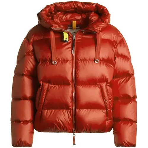 Kurze Feuerrote Daunenjacke - Parajumpers - Modalova