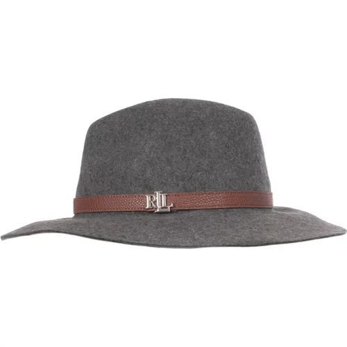 Women's Wool Hat with Metallic Logo , female, Sizes: ONE SIZE - Ralph Lauren - Modalova