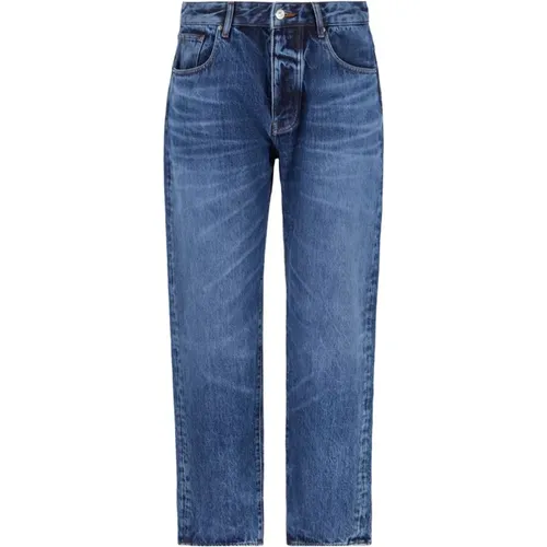 Lockere Tapered Denim Jeans - Armani Exchange - Modalova