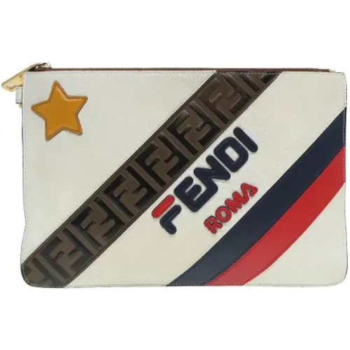 Pre-owned Leather clutches , female, Sizes: ONE SIZE - Fendi Vintage - Modalova