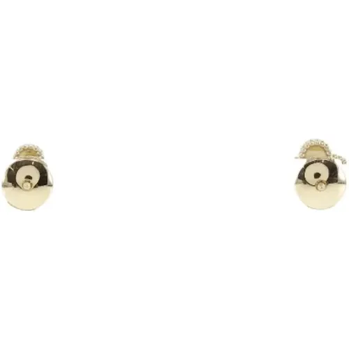 Pre-owned Yellow Gold earrings , female, Sizes: ONE SIZE - Van Cleef & Arpels Pre-owned - Modalova