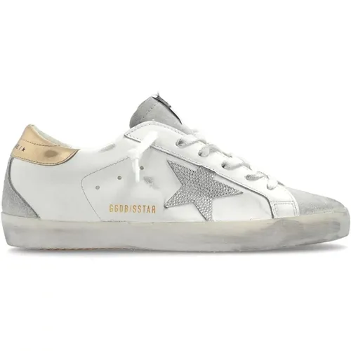 Sneakers mit Distressed-Effekt und Signaturstern , Damen, Größe: 36 EU - Golden Goose - Modalova