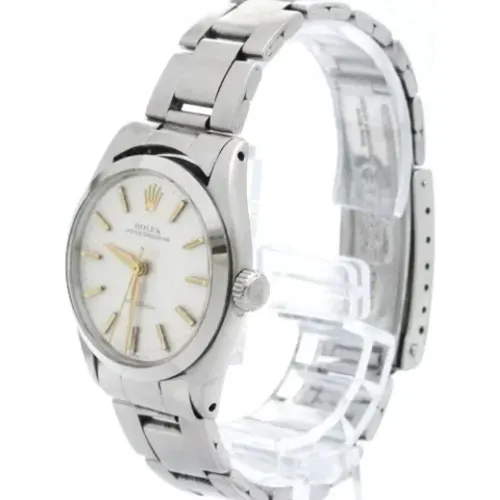 Pre-owned Stainless Steel watches , unisex, Sizes: ONE SIZE - Rolex Vintage - Modalova