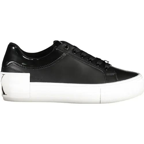 Polyester Sneaker , male, Sizes: 2 UK, 7 UK, 4 UK - Calvin Klein - Modalova