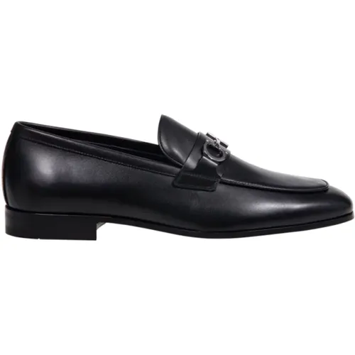 Schwarze Balty Loafer Schuhe - Salvatore Ferragamo - Modalova