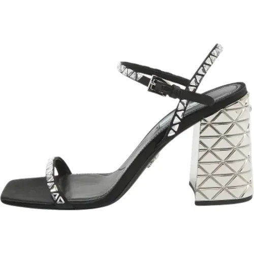 Pre-owned Satin sandals , female, Sizes: 6 UK - Prada Vintage - Modalova