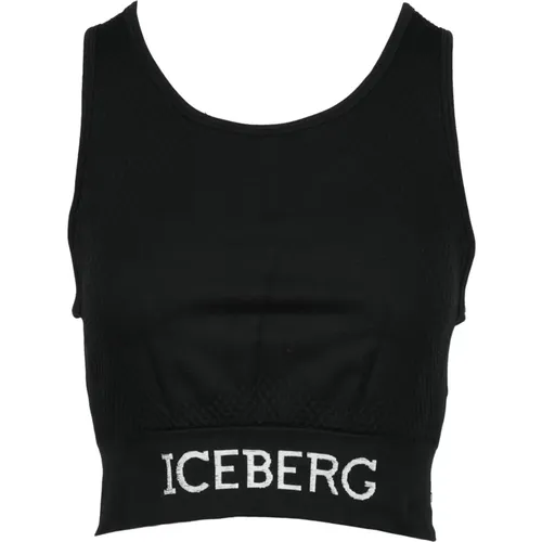 Stylisches Top mit Elastanmischung , Damen, Größe: M - Iceberg - Modalova