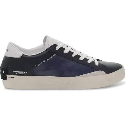 Sneakers for Men in leather , male, Sizes: 10 UK, 9 UK, 7 UK, 6 UK, 8 UK - Crime London - Modalova