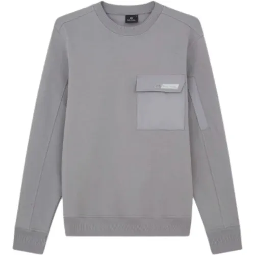 Pocket Sweatshirt in Mixed Media , male, Sizes: S, M - PS By Paul Smith - Modalova