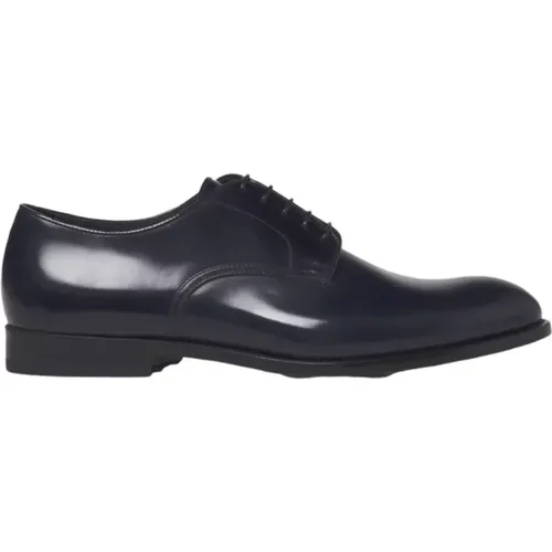 Leather Lace-up Derby Shoes , male, Sizes: 8 1/2 UK, 7 1/2 UK - Doucal's - Modalova
