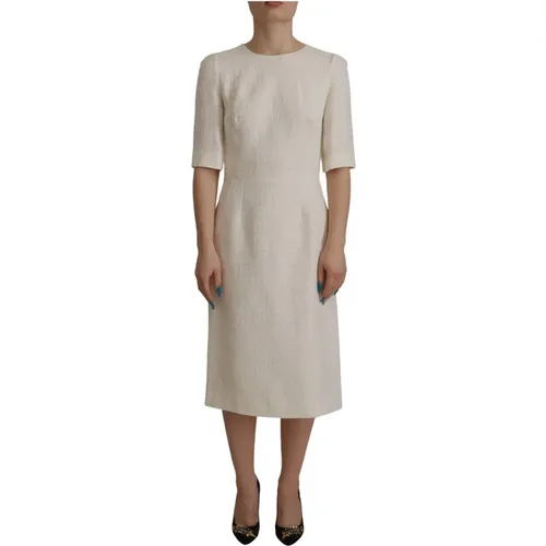 Floral Sheath Dress , female, Sizes: S, XS, M, 2XS - Dolce & Gabbana - Modalova