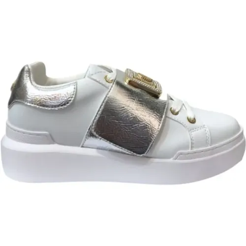Nuke45 Sneakers - /Silver , female, Sizes: 4 UK, 3 UK, 5 UK, 2 UK - Pollini - Modalova