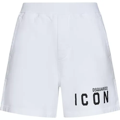 Elasticated Waistband Shorts , male, Sizes: 2XL, XL, L - Dsquared2 - Modalova