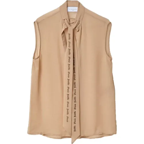 Elegante Beige Bluse Gaëlle Paris - Gaëlle Paris - Modalova