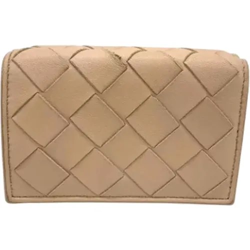 Pre-owned Leather wallets , female, Sizes: ONE SIZE - Bottega Veneta Vintage - Modalova