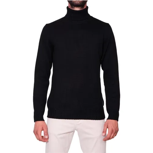 Smooth Turtleneck Mens Sweater , male, Sizes: L, 3XL - La Fileria - Modalova