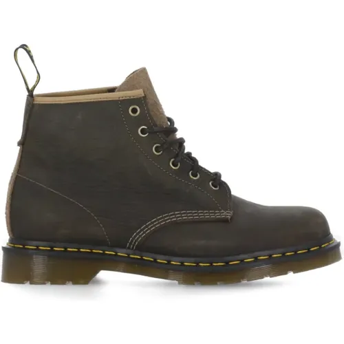 Leather Lace-Up Boots , male, Sizes: 8 UK, 10 UK, 9 UK, 7 UK - Dr. Martens - Modalova