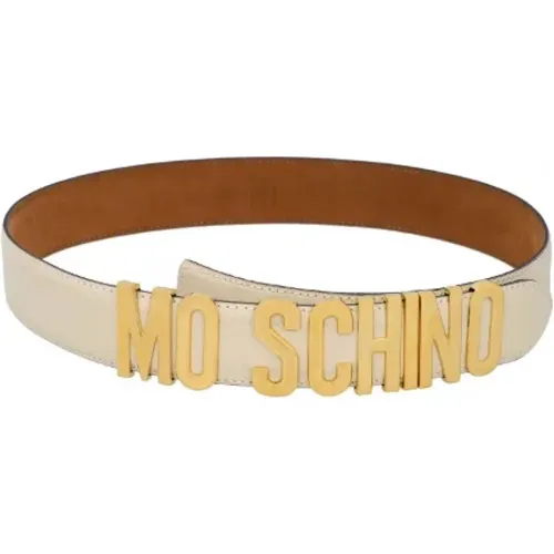 Pre-owned Leather belts , female, Sizes: ONE SIZE - Moschino Pre-Owned - Modalova