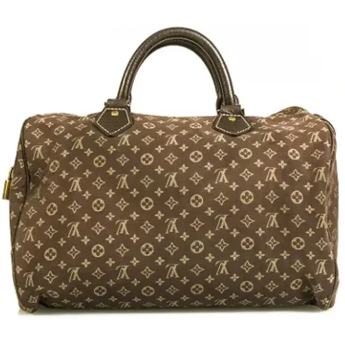 Monogram Mini Lin Idylle Canvas Shoulder Bag , female, Sizes: ONE SIZE - Louis Vuitton Vintage - Modalova