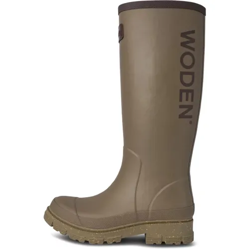 Wasserdichter hoher Gummistiefel , Damen, Größe: 36 EU - Woden - Modalova