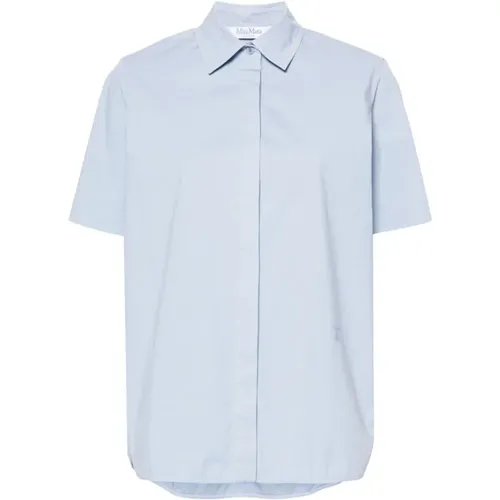 Clear Poplin Shirt , female, Sizes: XS - Max Mara - Modalova