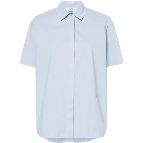 Clear Poplin Shirt , female, Sizes: XS, S - Max Mara - Modalova