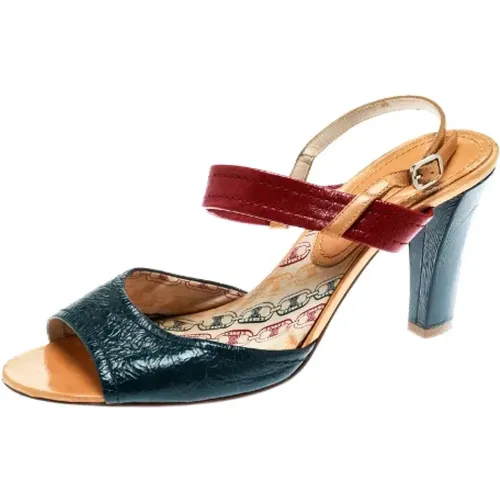 Pre-owned Leder sandals , Damen, Größe: 39 1/2 EU - Celine Vintage - Modalova