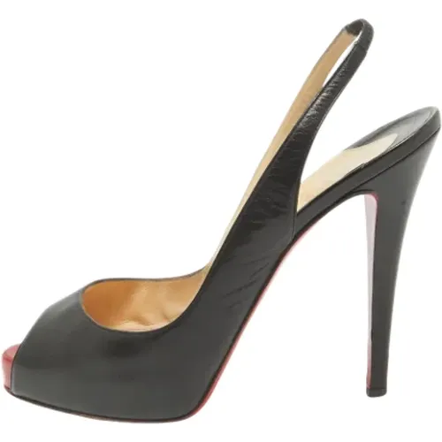 Pre-owned Leather heels , female, Sizes: 7 UK - Christian Louboutin Pre-owned - Modalova