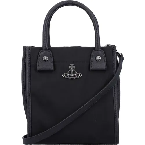 Schwarze Teddy Small Tote Handtasche - Vivienne Westwood - Modalova