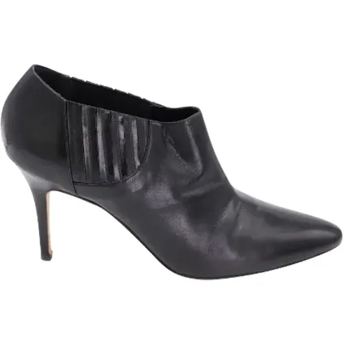 Pre-owned Leather boots , female, Sizes: 10 UK - Manolo Blahnik Pre-owned - Modalova