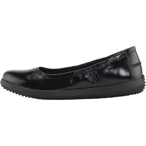 Schwarze Lederballerinas - Nature Footwear - Modalova