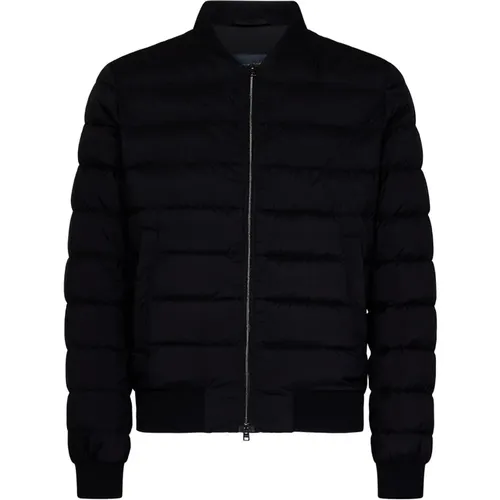 Quilted Bomber Jacket with Double-Slider Zip , male, Sizes: XL, M, 2XL - Herno - Modalova