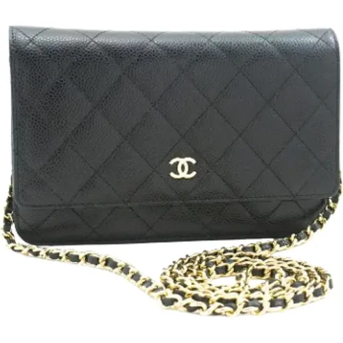 Pre-owned Leather chanel-bags , female, Sizes: ONE SIZE - Chanel Vintage - Modalova