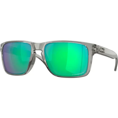 Holbrook XL Sunglasses - Grey Ink/Prizm Jade , male, Sizes: 59 MM - Oakley - Modalova