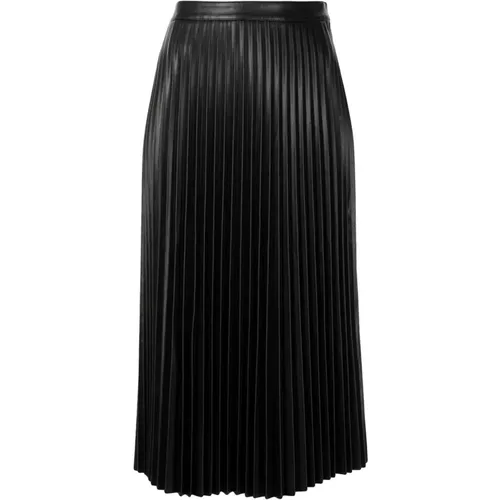 Faux Leather Pleated Skirt , female, Sizes: XS, L - Proenza Schouler - Modalova