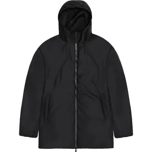 Lohja Lange Jacke , Damen, Größe: XS - Rains - Modalova