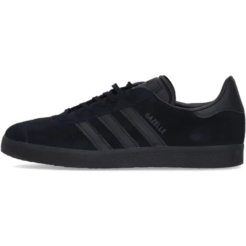 Schwarzer Gazelle Low Sneaker Streetwear , Herren, Größe: 45 1/3 EU - Adidas - Modalova