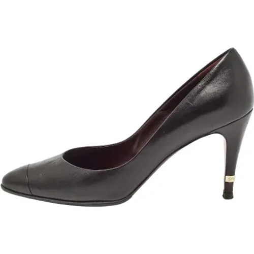 Pre-owned Leather heels , female, Sizes: 5 UK - Chanel Vintage - Modalova