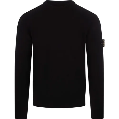 Crew-Neck Wool Sweater , male, Sizes: L, XL, 2XL - Stone Island - Modalova