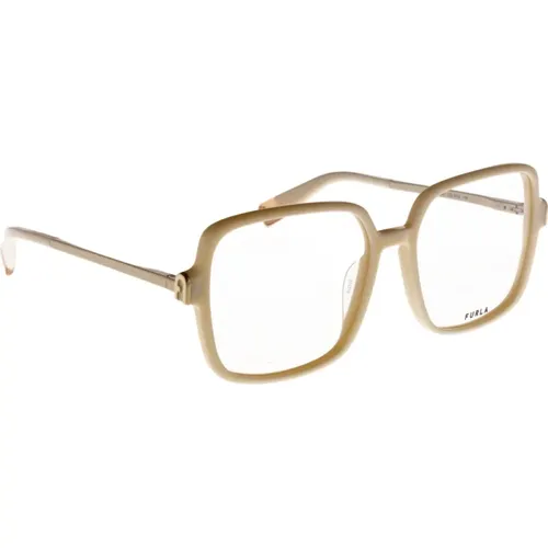 Stilvolle Original-Rezeptbrillen für Frauen , Damen, Größe: 55 MM - Furla - Modalova