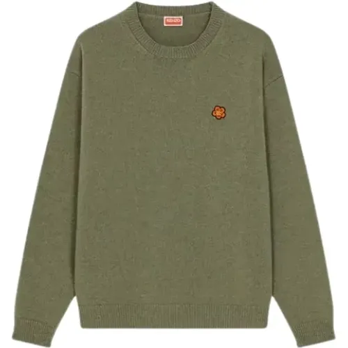 Boke Flower Crest Sweater , male, Sizes: L, XL - Kenzo - Modalova