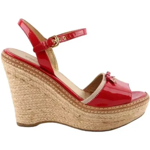 Pre-owned Canvas espadrilles , female, Sizes: 5 UK - Prada Vintage - Modalova