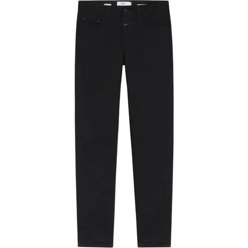 Jeans with Zipper and Button , female, Sizes: W28, W30, W26, W31 - closed - Modalova