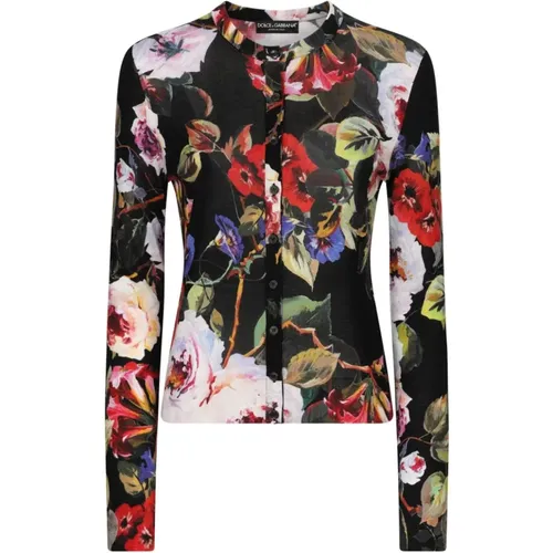 Stylish Shirts with Buttons , female, Sizes: L, M, XL, S - Dolce & Gabbana - Modalova