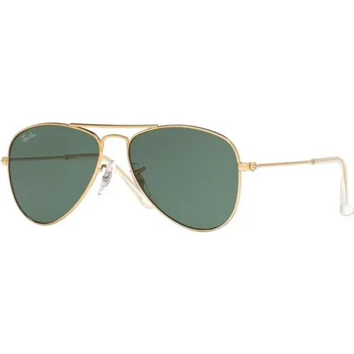 Junior Aviator Sunglasses Green Lens , unisex, Sizes: 50 MM - Ray-Ban - Modalova