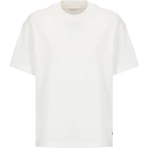 Weißes Baumwoll-Jersey T-Shirt für Frauen , Damen, Größe: XS - Jil Sander - Modalova