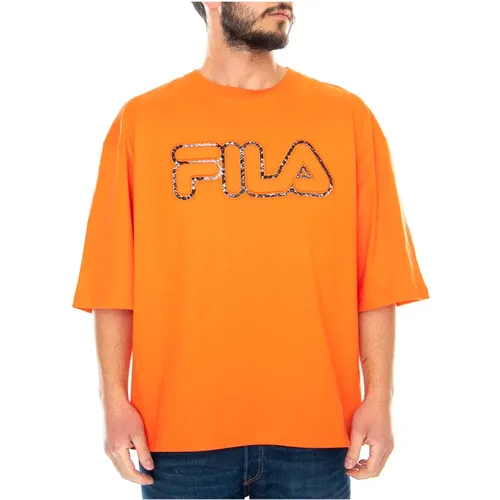 T-Shirts , Herren, Größe: L - Fila - Modalova